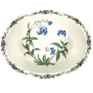 Noritake Conservatory Gala Cuisine 7915 Japan Oval Serving Bowl-Excellent!